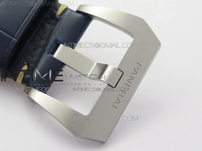 PAM1313 VSF 1:1 Best Edition Blue Dial on Blue Leather Strap P.9010 Clone